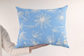 NEW Large Black Eyed Susan Pillow (Coastal Blue)