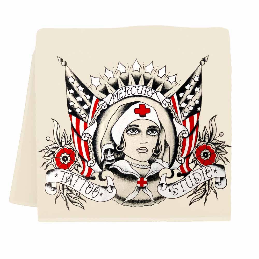 Rose of No Mans Land Tea Towel