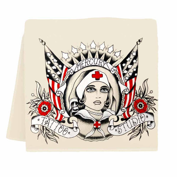 Rose of No Mans Land Tea Towel