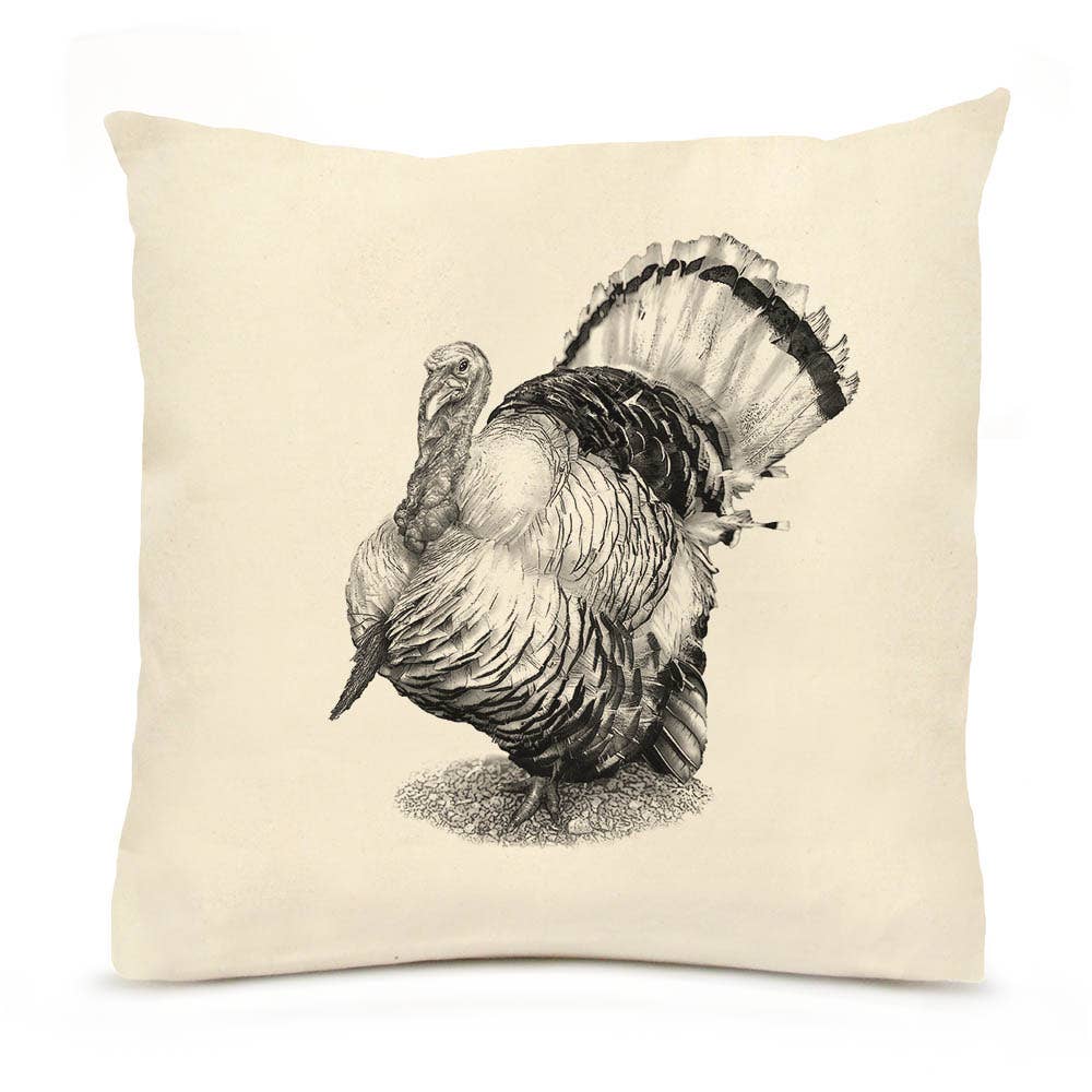 Turkey 20 x 20 Pillow - "Dexter"