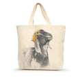 Princess of Perkasie Goat Large Tote