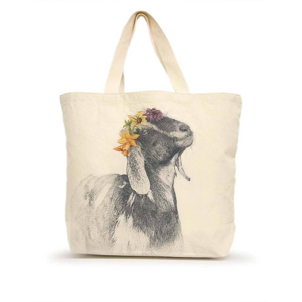 Princess of Perkasie Goat Large Tote