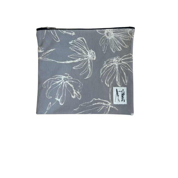Driftwood Grey Zippered Pouch
