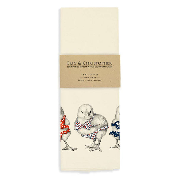 Bikini Chicks Americana Tea Towel