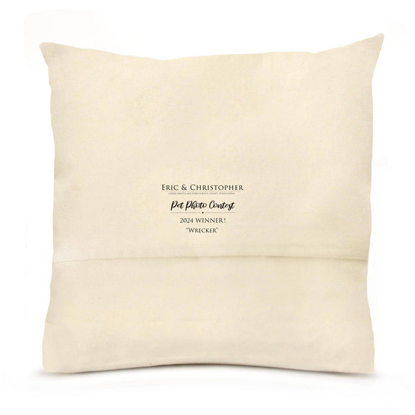 "Wrecker" the Bulldog Boxer Mix 20 x 20 Pillow