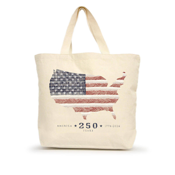 USA Map Large Tote
