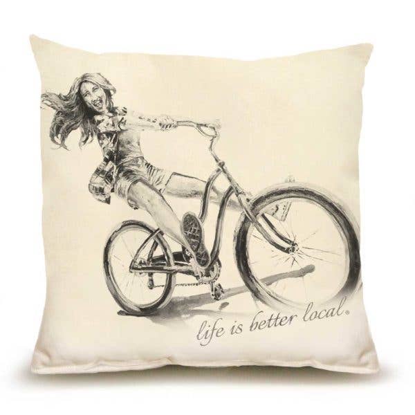 Bike Medium Pillow