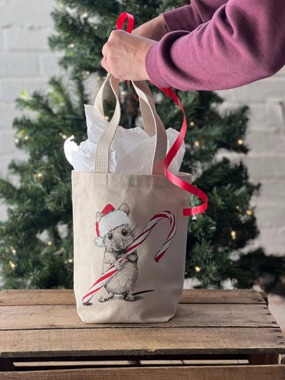 Christmas Mouse #2 Gift Bag