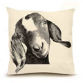 Goat Head Large Pillow