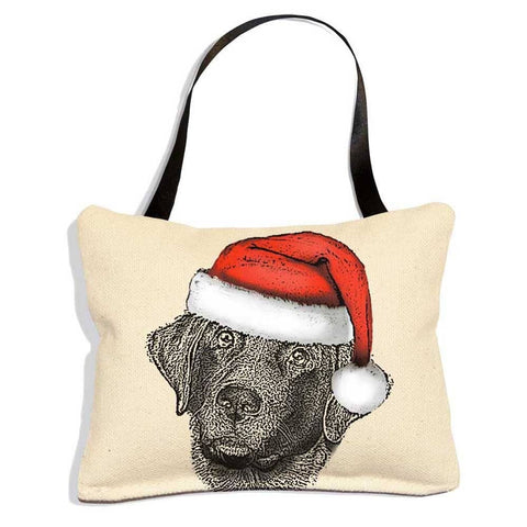 Black Lab Christmas Ornament