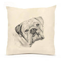 "Wrecker" the Bulldog Boxer Mix 20 x 20 Pillow
