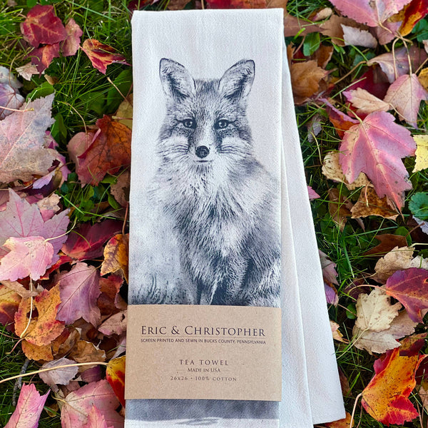 American Woodlands Collective Fox Tea Towel
