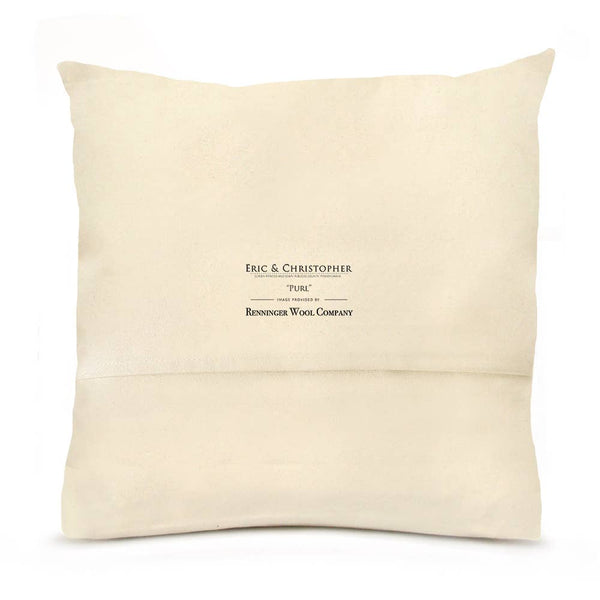 "Purl" Sheep #3 20 x 20 Pillow