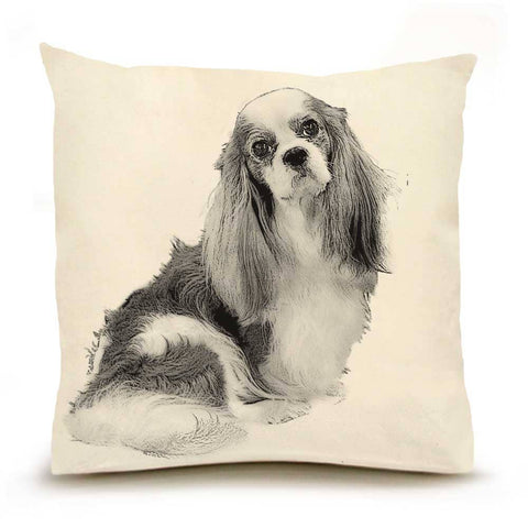 Cavalier King Charles Large Pillow