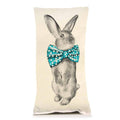 Bunny Bowtie Small Pillow