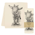 Goat Tea Towel - "Rusty"