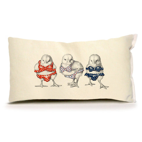 Bikini Chicks Americana Pillow