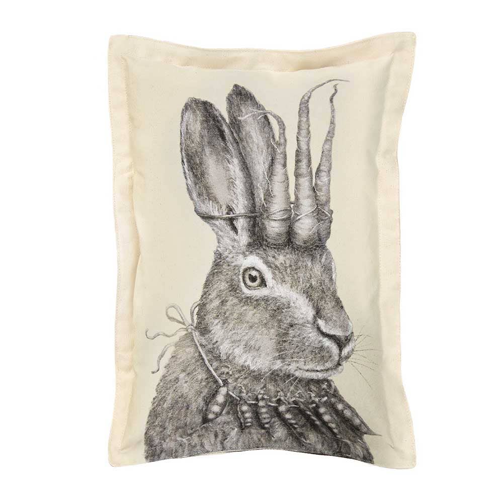 Kingdom of Peas & Carrots Large Pillow (Bunny Pillow)