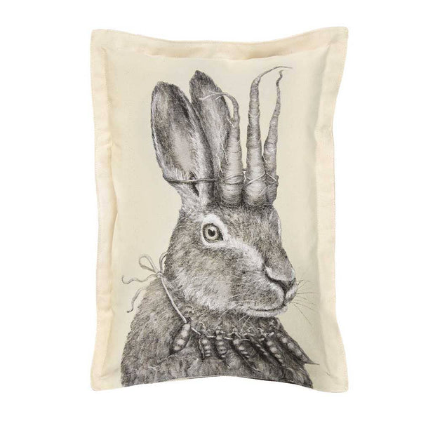Kingdom of Peas & Carrots Large Pillow (Bunny Pillow)