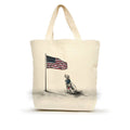 Dogs with Flag Medium Tote