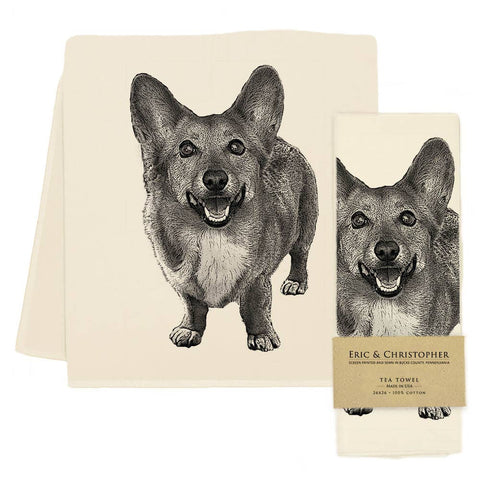 Corgi Tea Towel