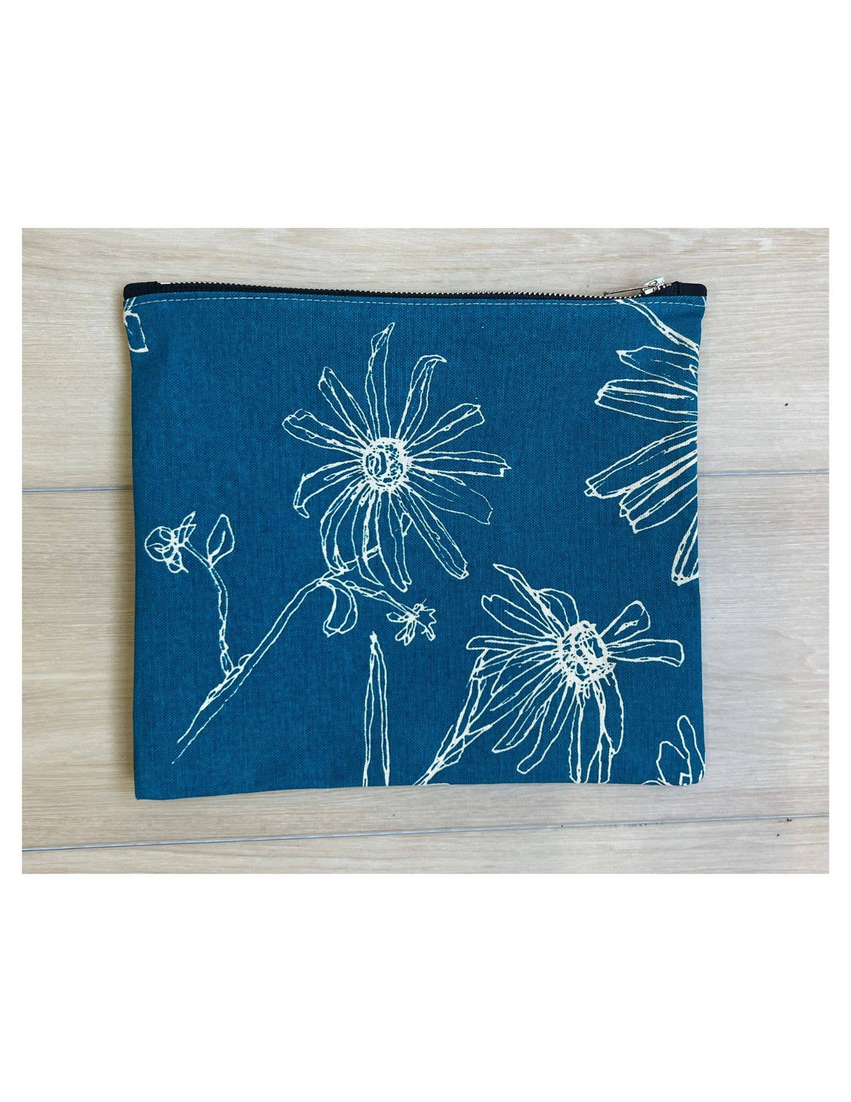 Lagoon Blue Zippered Pouch