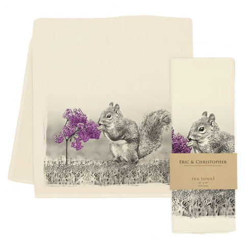 American Woodlands Collective Squirrel Tea Towel