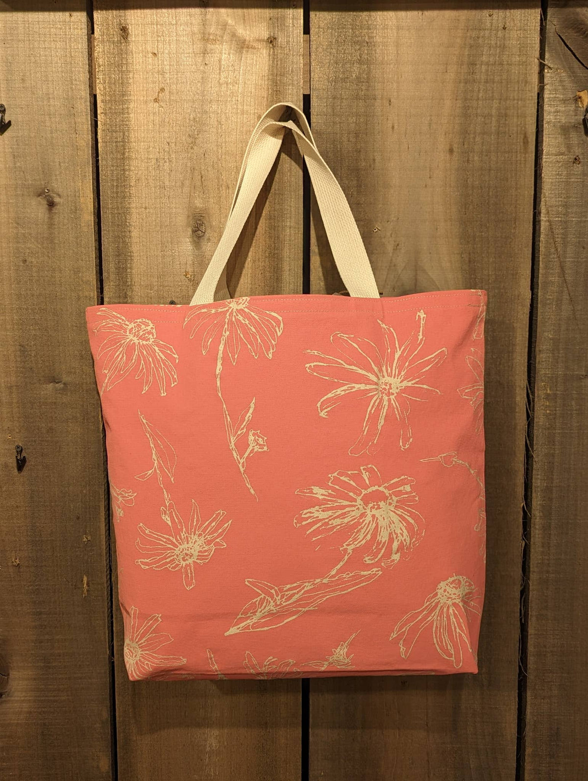 "Coral Pink" Tote Bag