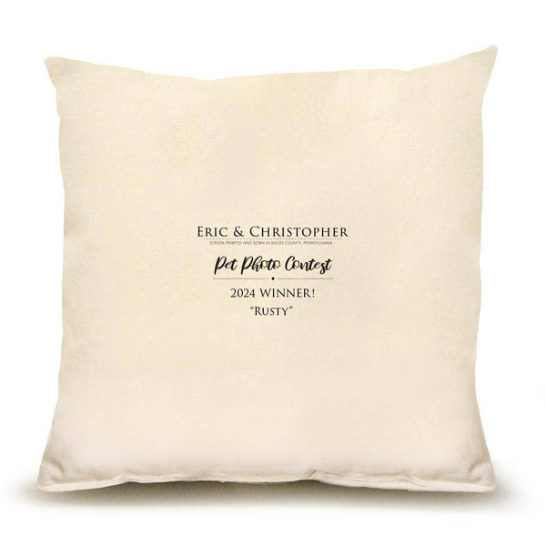 Goat Medium 14 x 14 Pillow - "Rusty"