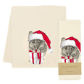 Santa Mouse 1 Tea Towel