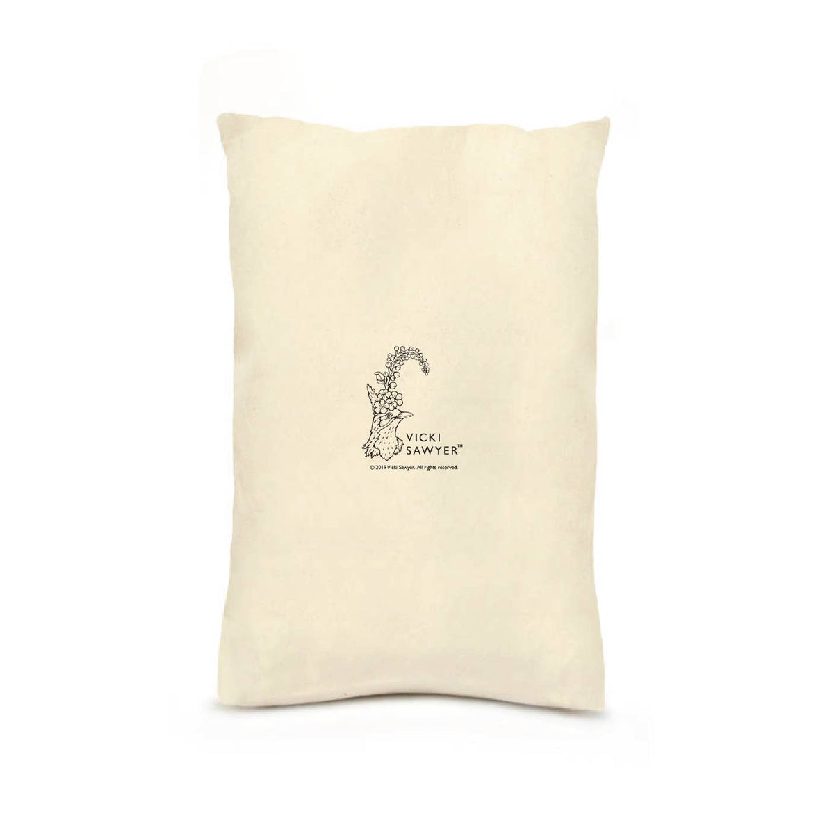 Adorable Bird on Pumpkin Pillow