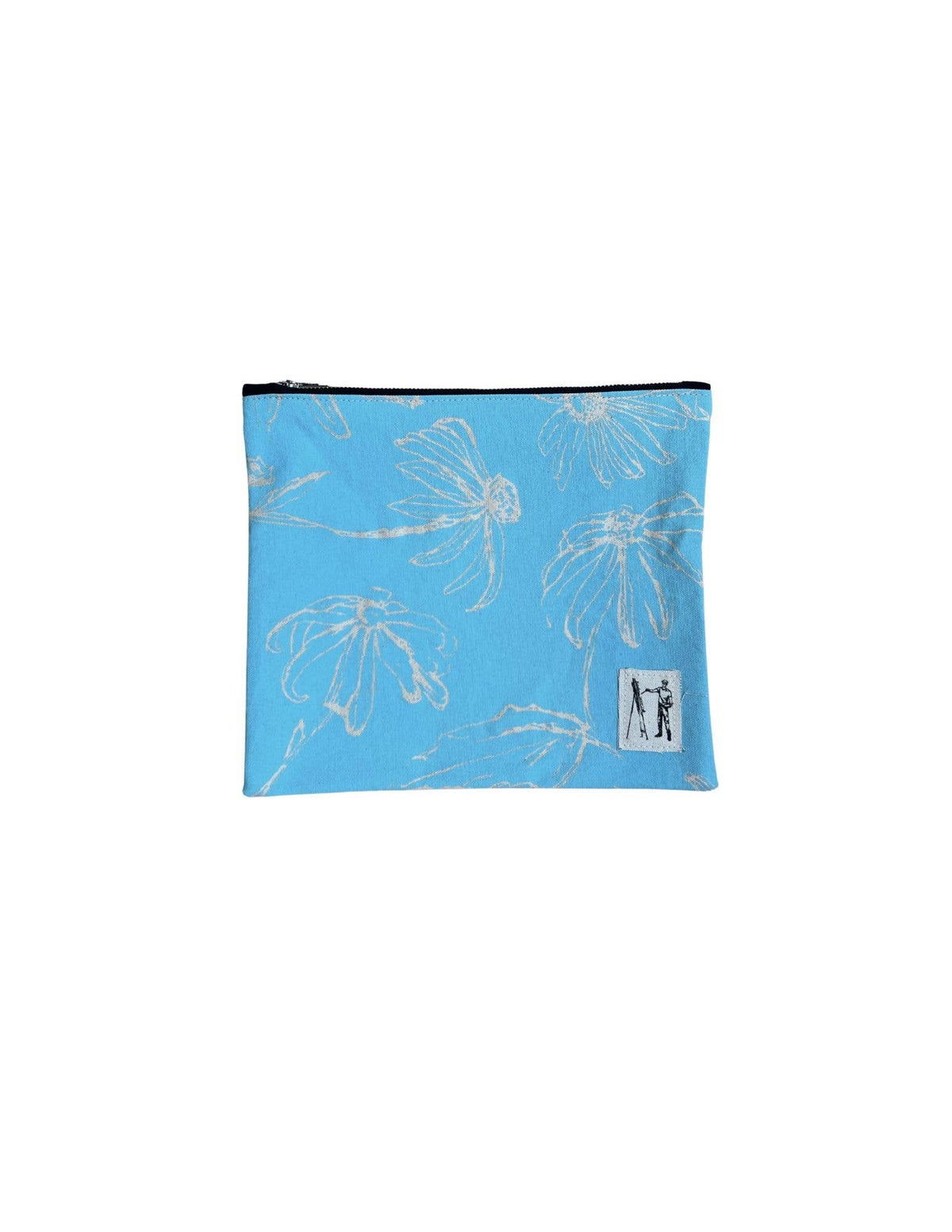 Coastal Blue Zippered Pouch