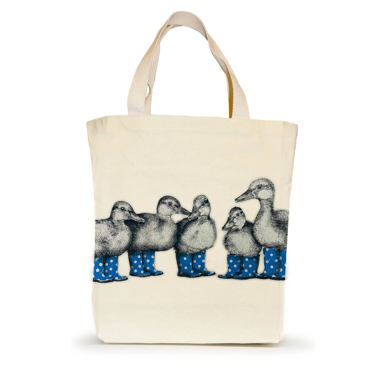 Duck with Blue Boots Small Tote
