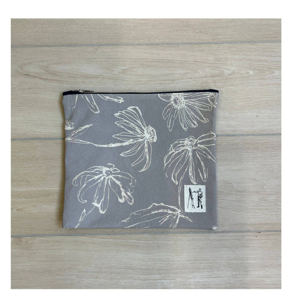 Driftwood Grey Zippered Pouch