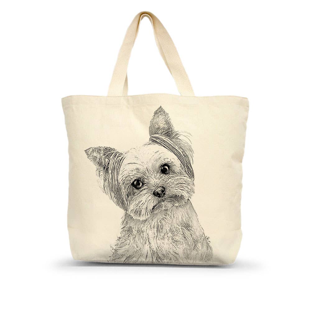 Yorkie Large Tote