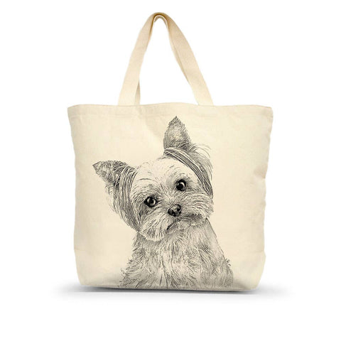 Yorkie Large Tote