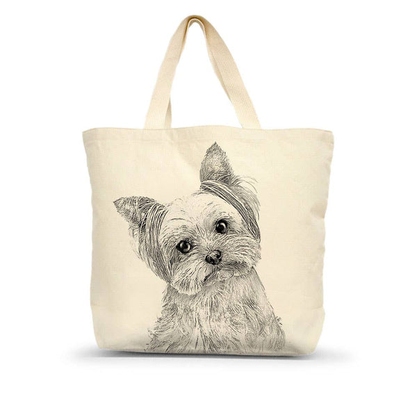 Yorkie Large Tote