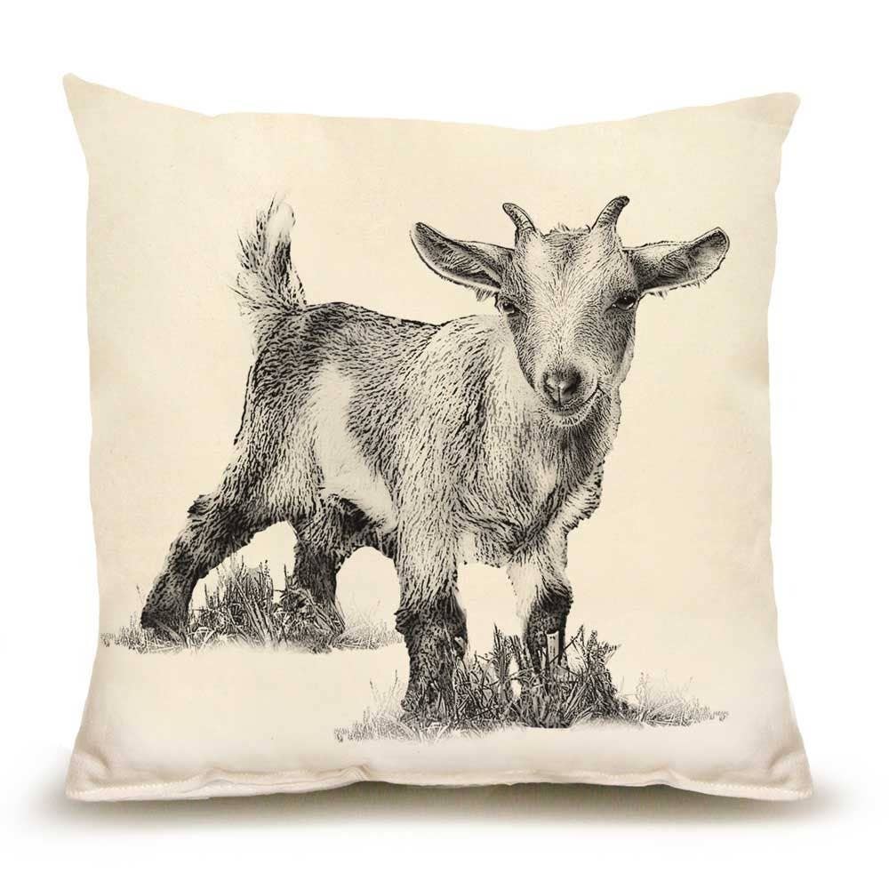 Goat 3 Medium Pillow
