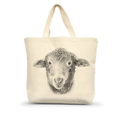 "Purl" Sheep #3 Large Tote