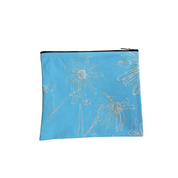 Coastal Blue Zippered Pouch