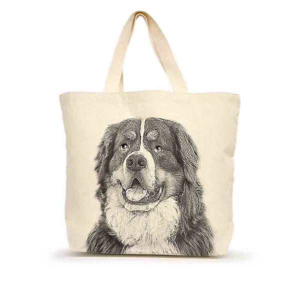 Bernese Mountain Dog Large Tote