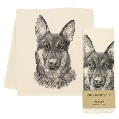 German Shepherd Tea Towel