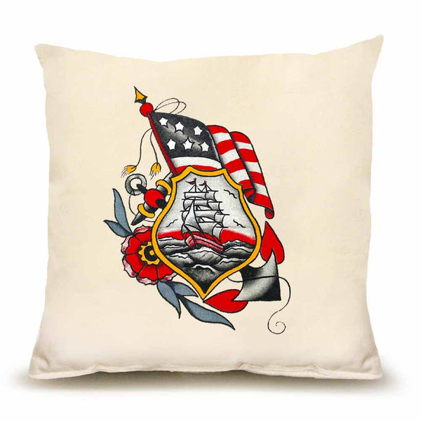 Freedom at Sea 14 x 14 Pillow